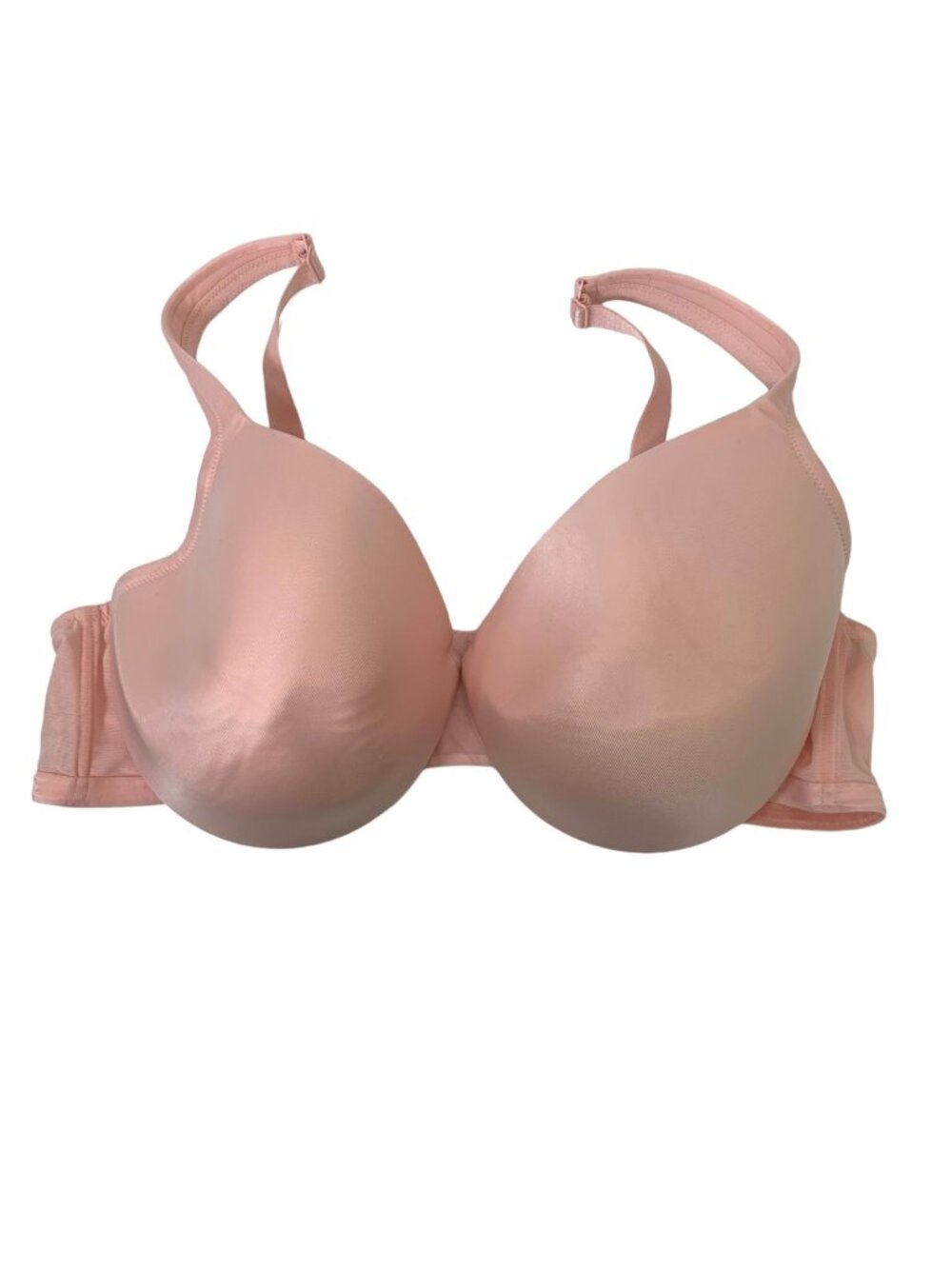Cacique 46C Petal Pink Bra Sexy Coquette Full Coverage Underwire